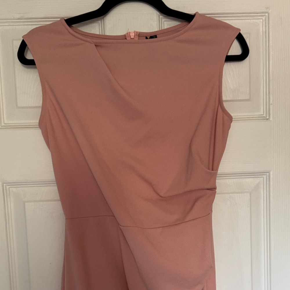 Miusol Blush Pink Midi Dress